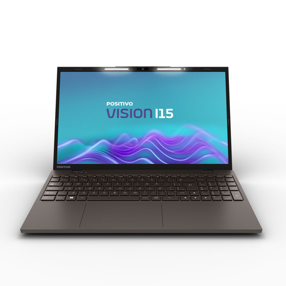 Notebook Positivo Vision i15 Intel® Core® i5- 1135G7 Linux 16GB 512GB SSD Lumina Bar 15.6" FullHD - Cinza