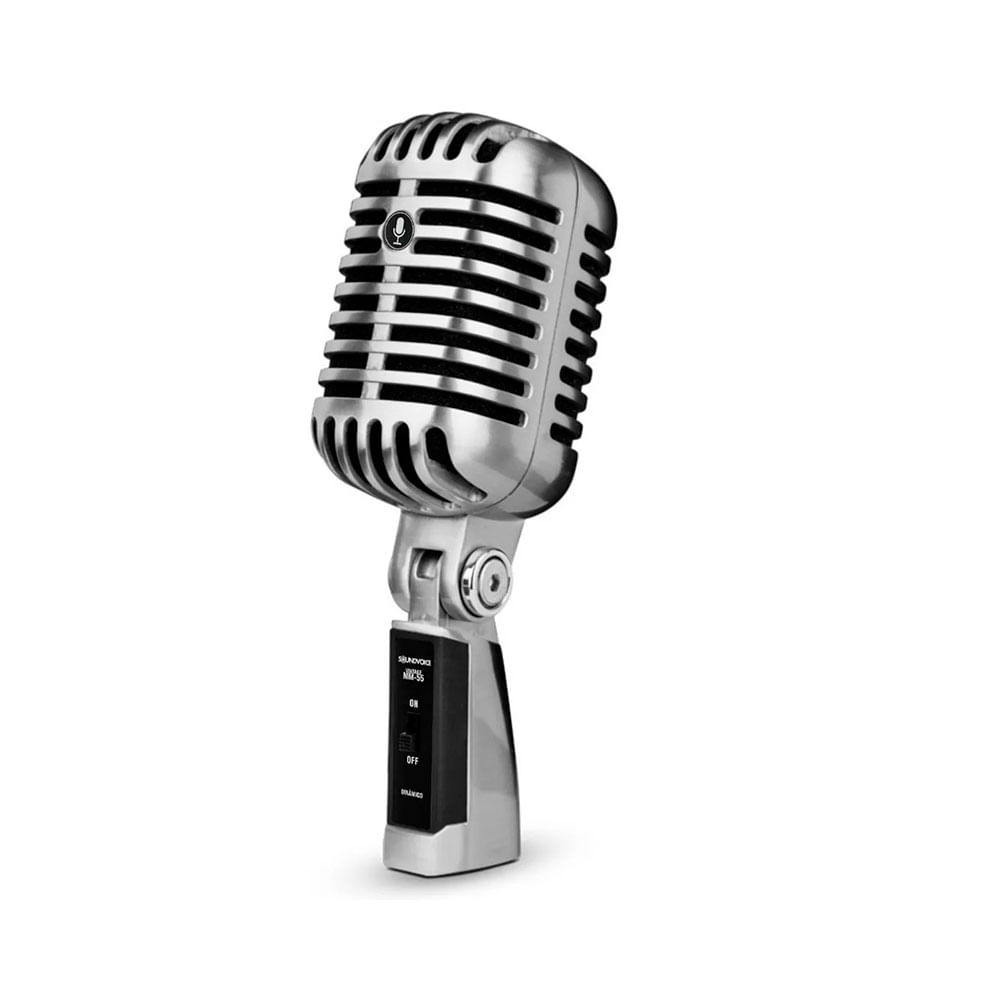 Microfone Dinâmico Retrô Soundvoice MM-55 - AC2487