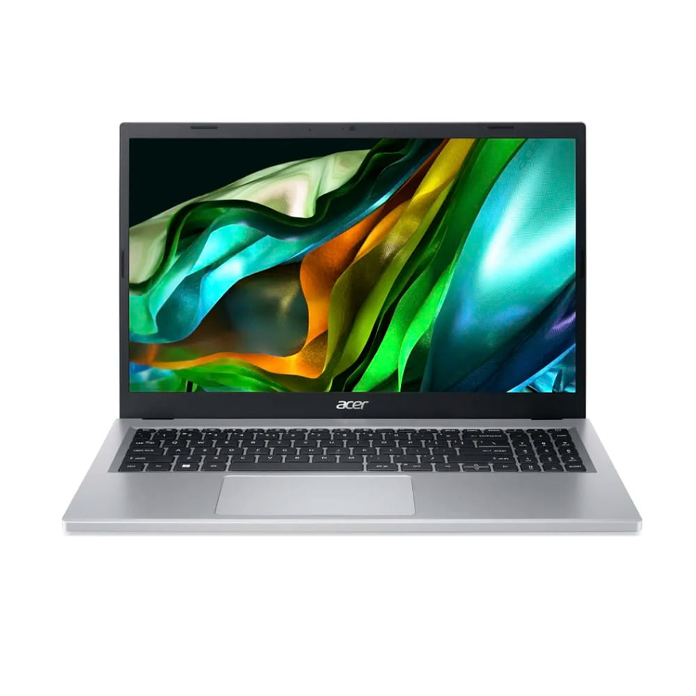 Notebook Acer Aspire 3 15.6 FHD i3-N305 SSD 256GB 8GB Windows 11 Home - A315-510P-34XC Prata
