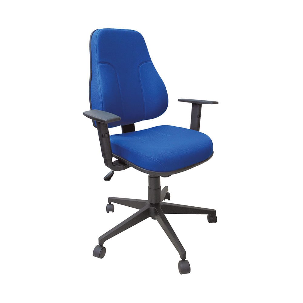 Cadeira de Escritório diretor em tecido com braço - Firenze Azul