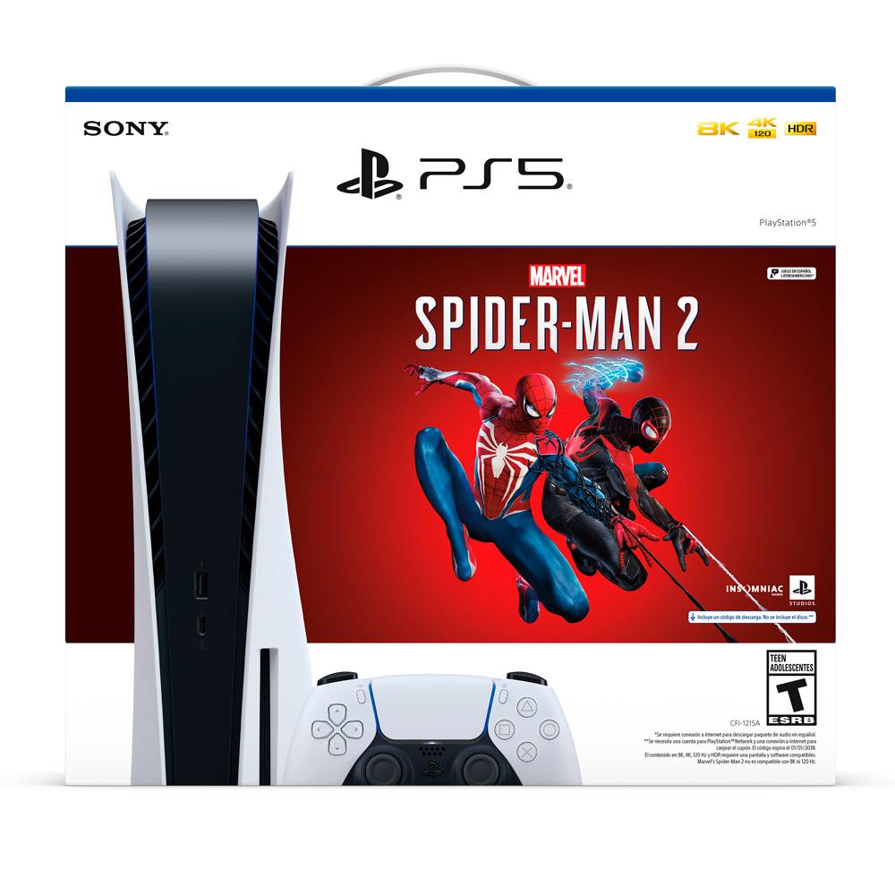Console PlayStation 5 825GB Sony Spider-Man 2 Bundle