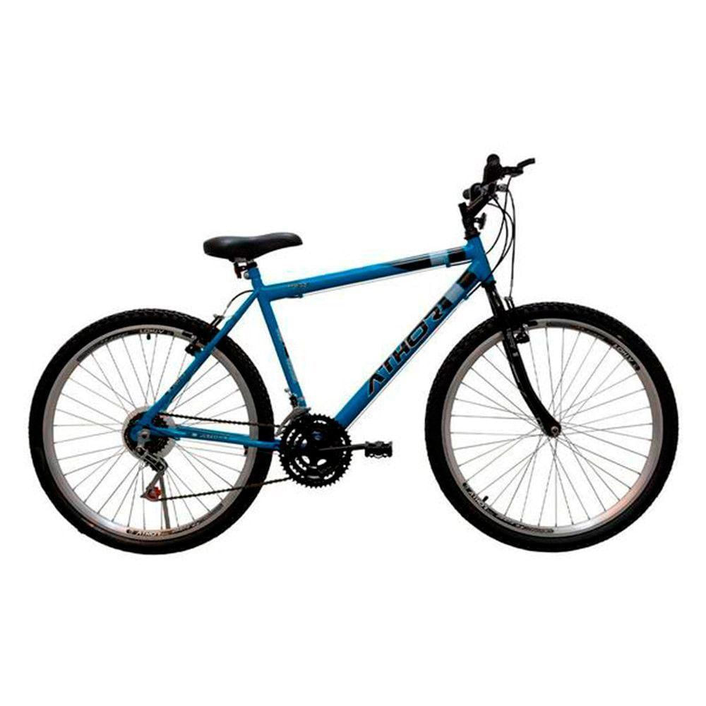 Bicicleta Athor Aro 26 Legacy Mtb Com 18 Marchas Azul
