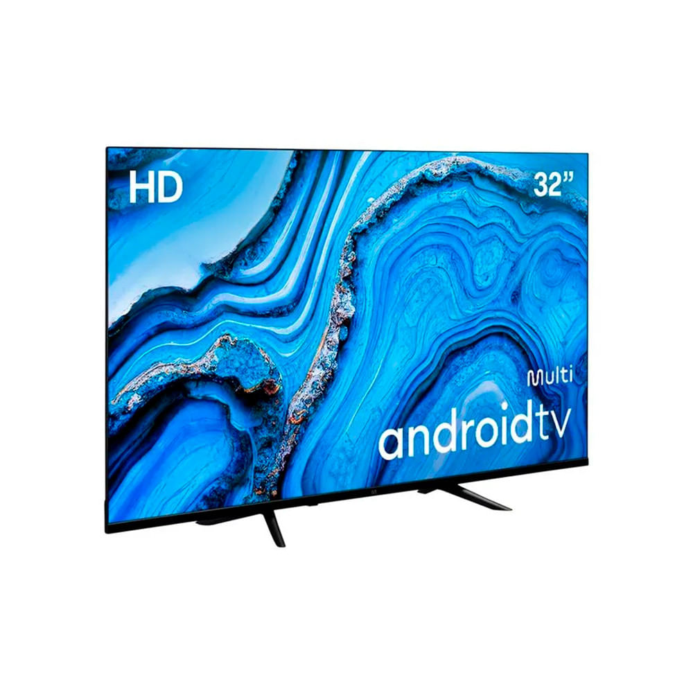 Smart TV Multilaser 32 HD Android HDMI USB - TL062M Preto / Bivolt