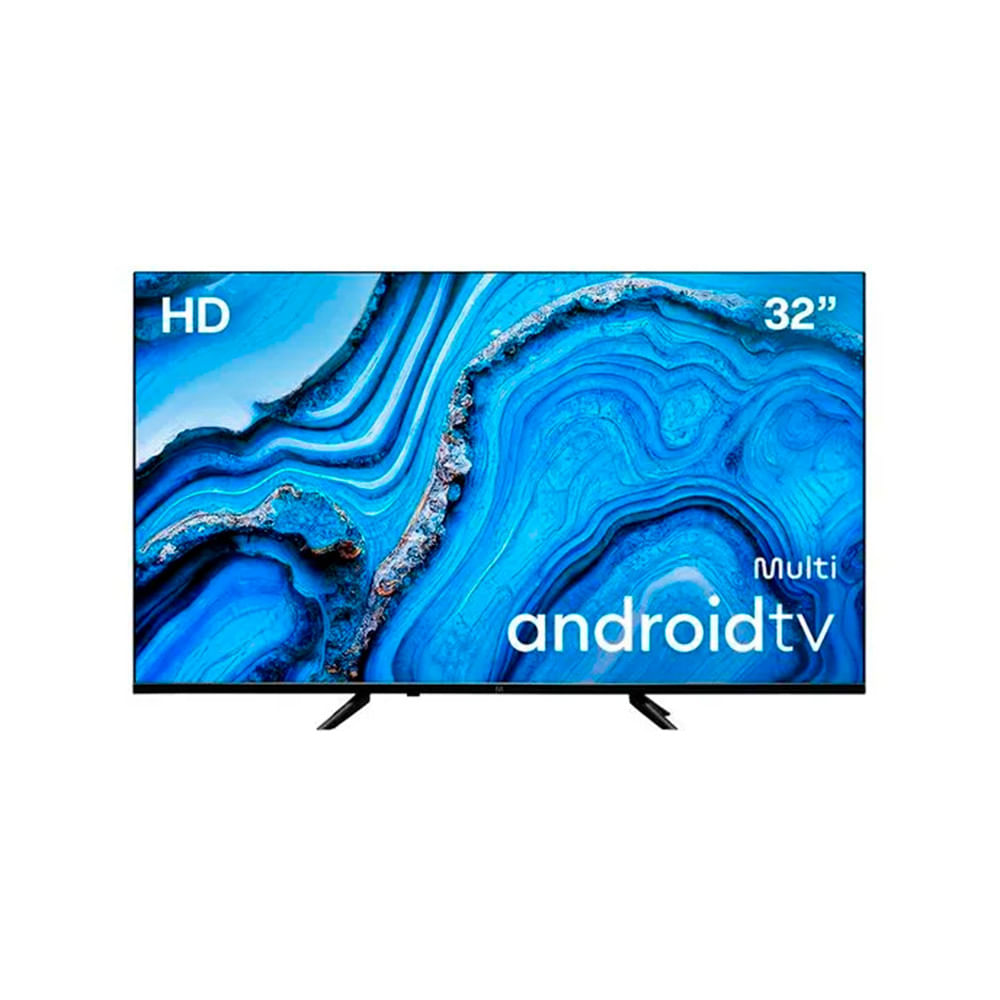 Smart TV Multilaser 32 HD Android HDMI USB - TL062M Preto / Bivolt