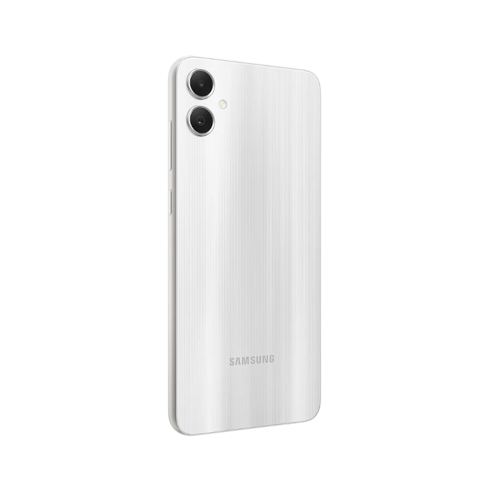 Smartphone Samsung Galaxy A05 128GB 4GB RAM Octa Core Câmera Dupla + Selfie 8MP Tela 6.7" - Prata 128GB / Prata