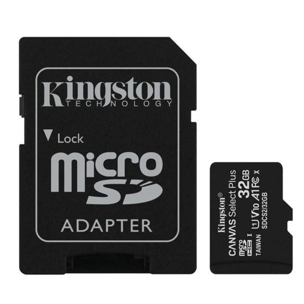 Cartao De Memoria Micro Sd Kingston C10 32gb / 100mbs - (sdcs2/32gb)