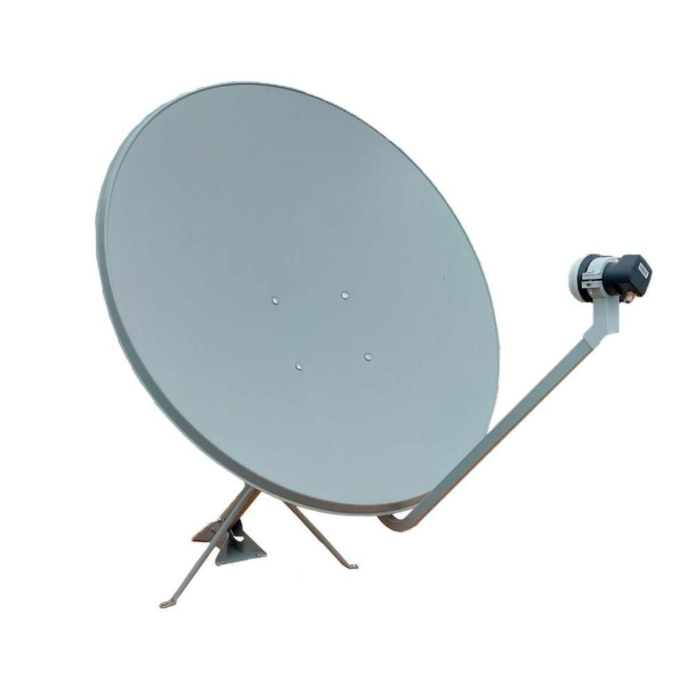 Antena Ku 75cm C-4 Offset (pedestal 60cm) S- Logo