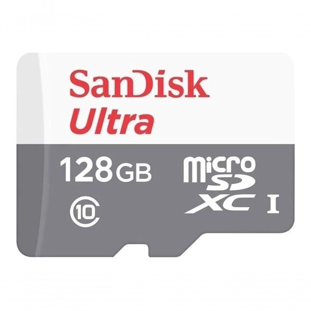 Cartao Memoria Micro Sd Card Sandisk 128gb Ultra Classe 10