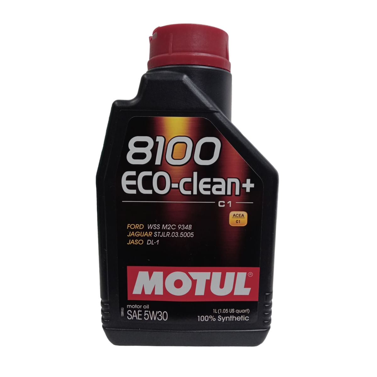 Oléo Lubrificante do Motor Motul 8100 Eco Clean+ 5W30 100% Sintético 1L