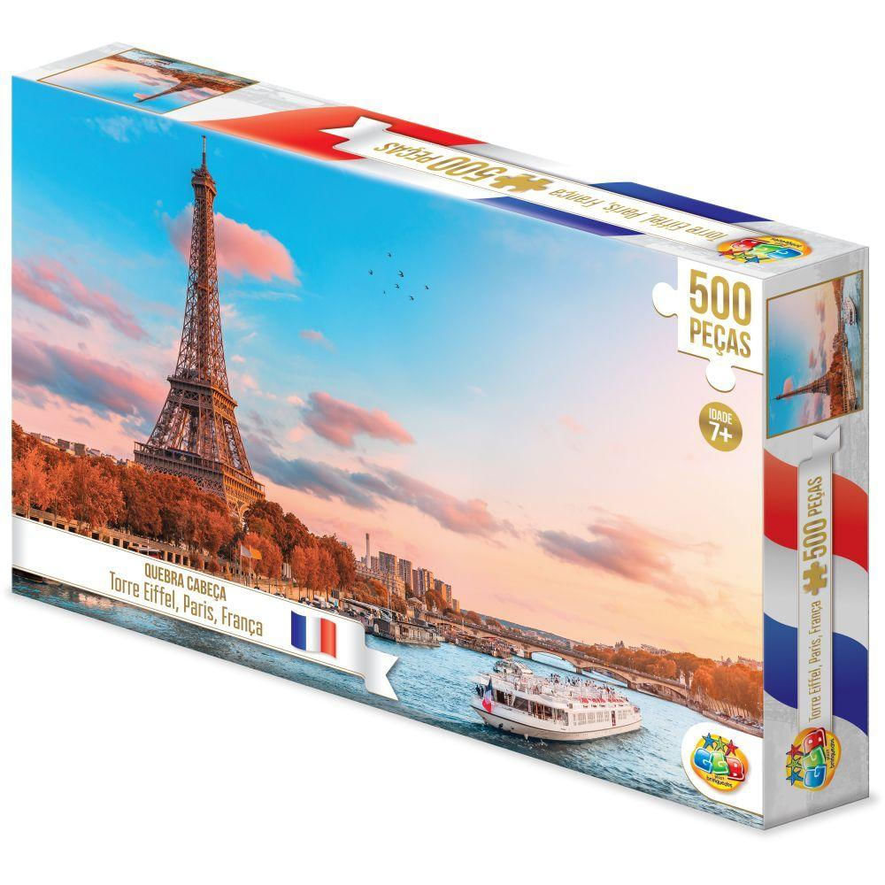 Quebra-cabeça Torre Eiffel 500pçs Ref 1031