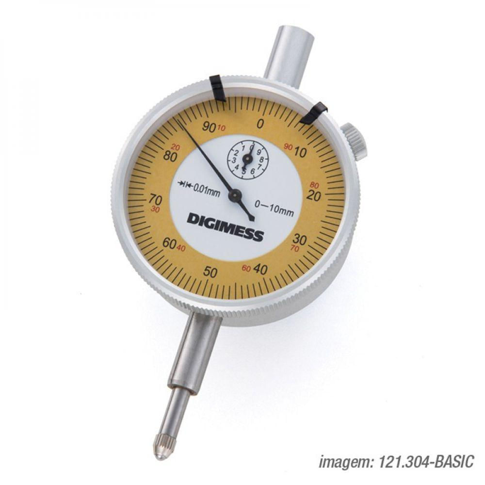 Relógio Comparador Cap. 0-10 Mm/graduação De 0,01mm