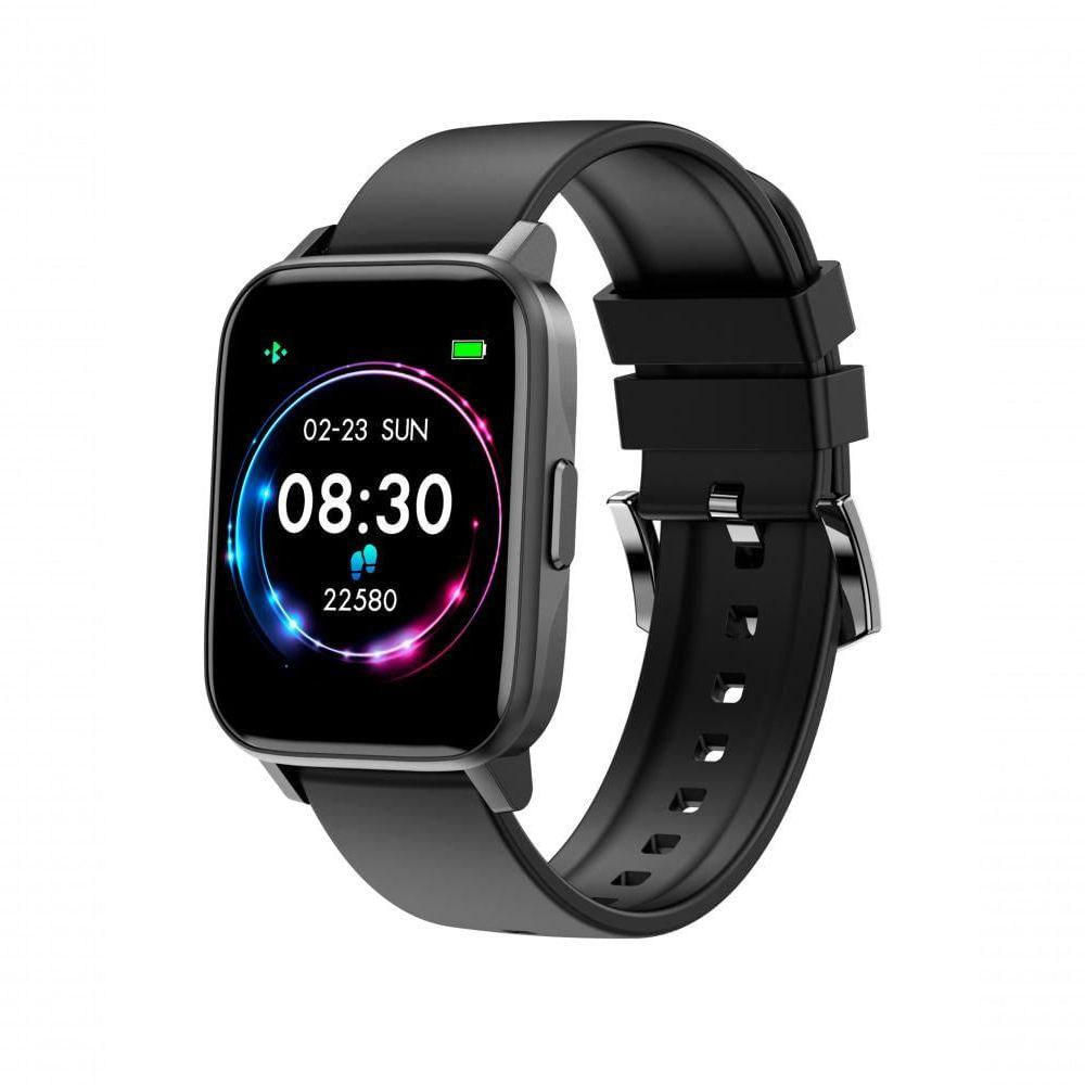 Relógio Smartwatch Mondaine Connect 16001m0mvnv2 35mm Silicone Preto