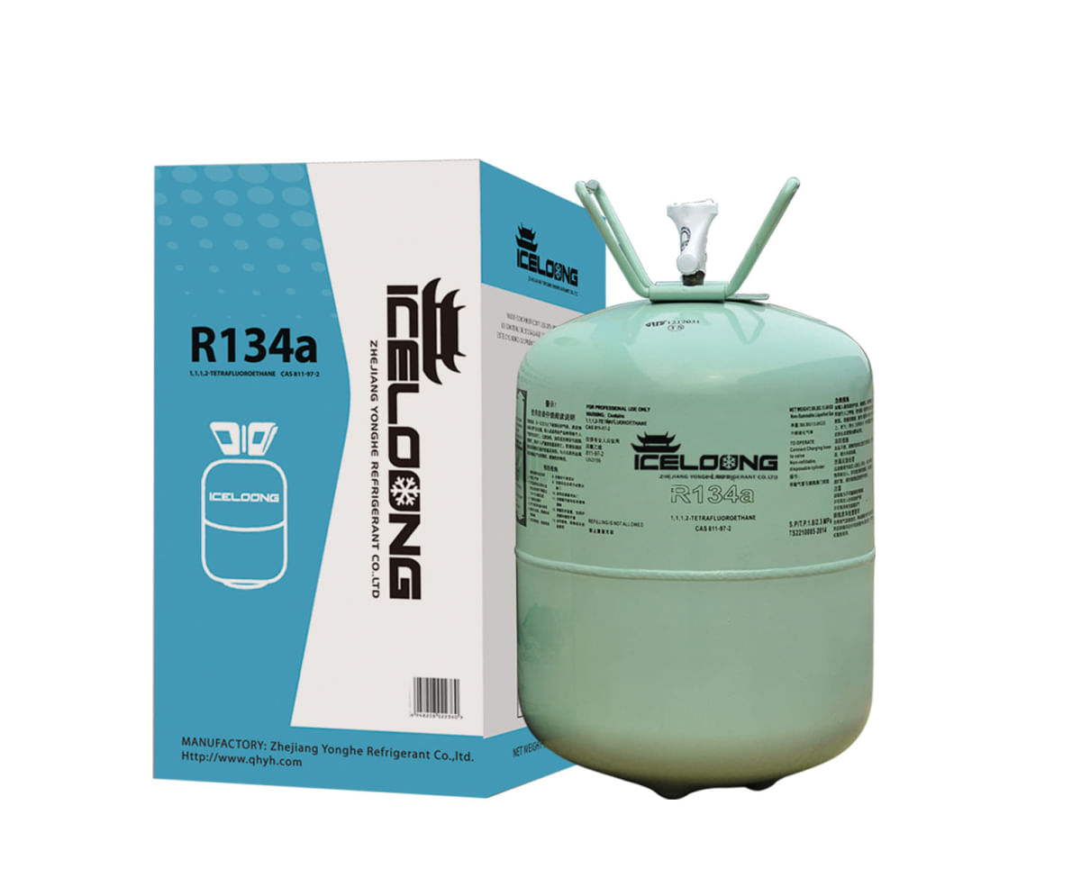 Gás Refrigerante R134a Iceloong Cilindro de 13,6Kg