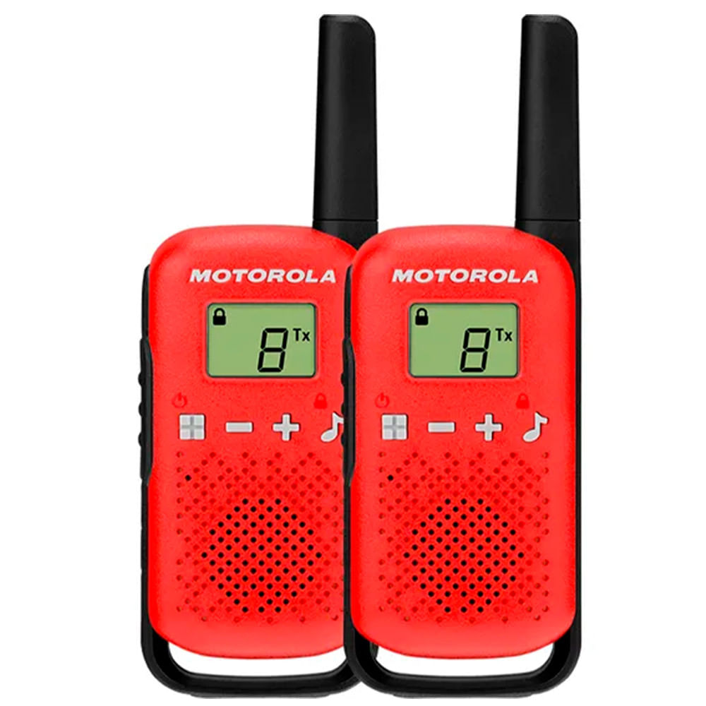 Rádio Comunicador Talkabout Motorola T110BR 25km 110V - Vermelho Vermelho / 127V