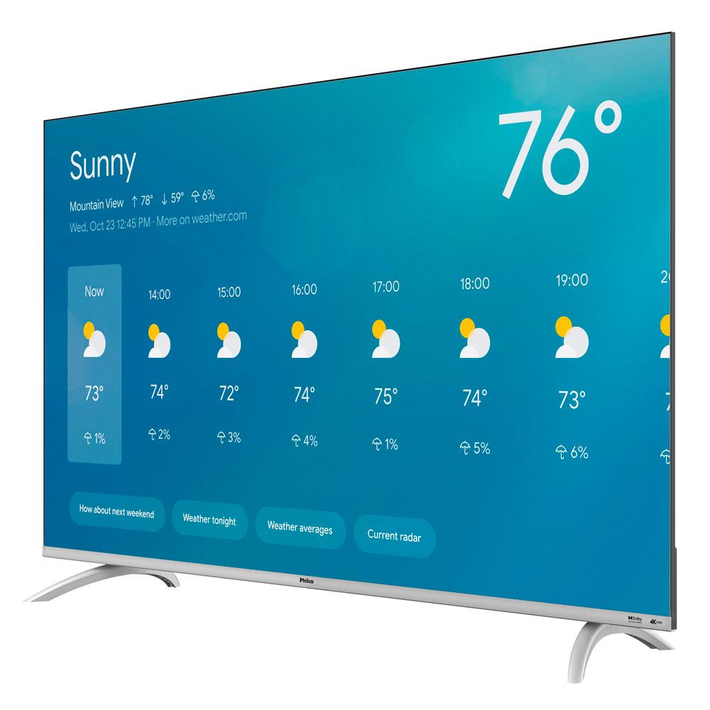 Smart TV 4K LED 50" Philco Google TV PTV50G2SGTSSBL