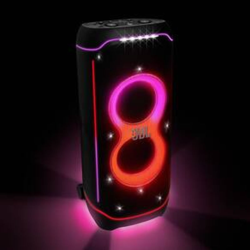 Torre de Som JBL PartyBox Ultimate com Bluetooth, Wi-Fi e Iluminação LED - 1100W