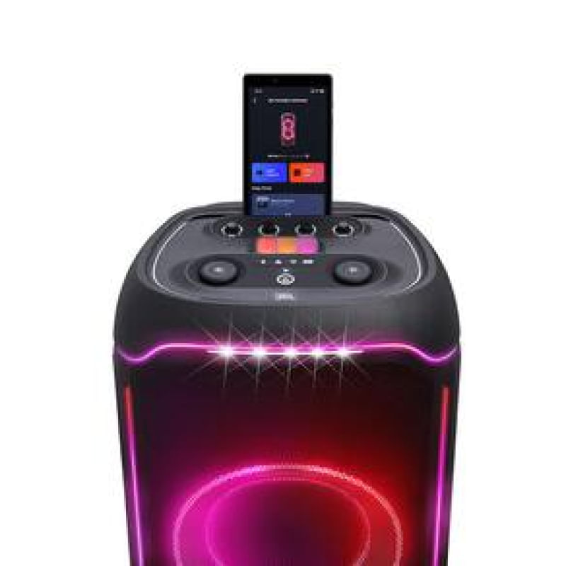 Torre de Som JBL PartyBox Ultimate com Bluetooth, Wi-Fi e Iluminação LED - 1100W