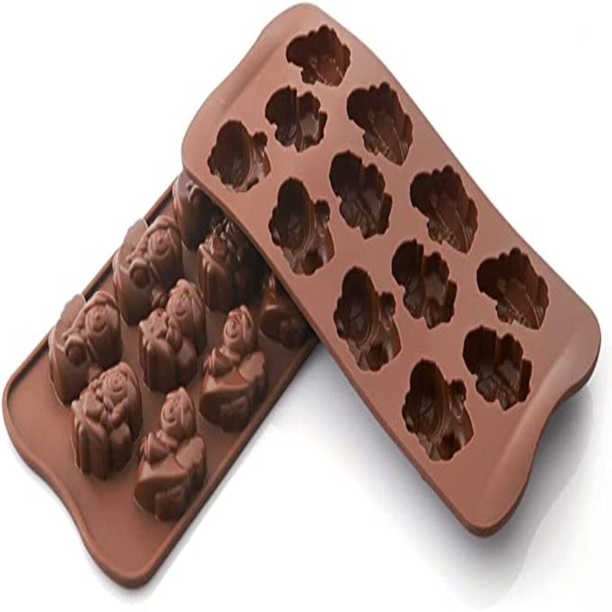 Forma Anjos 3D de Silicone Mini Bombom Chocolate Silikomart