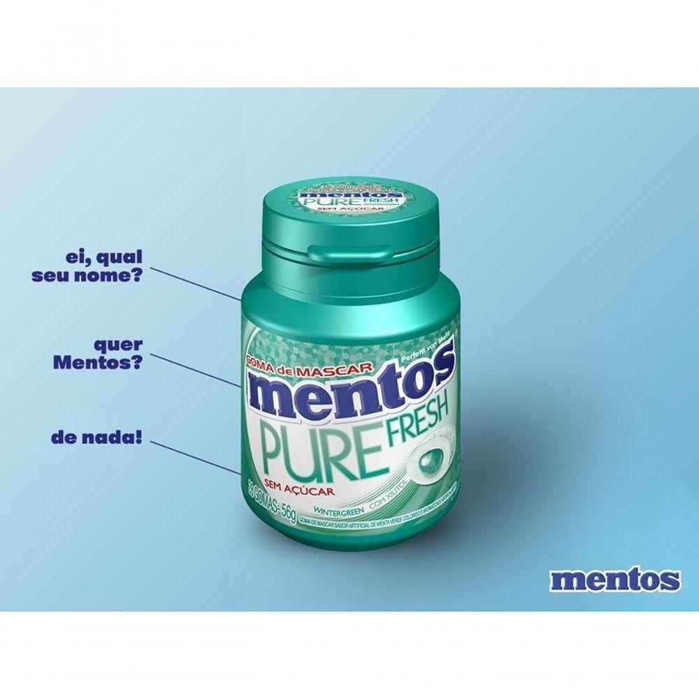 Mentos Pure Fresh Wintergreen Garrafa 6un