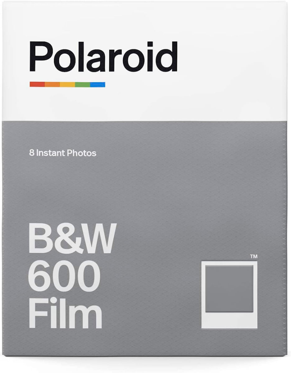 Filme Polaroid 600 B&W para 8 Fotos Instantâneas