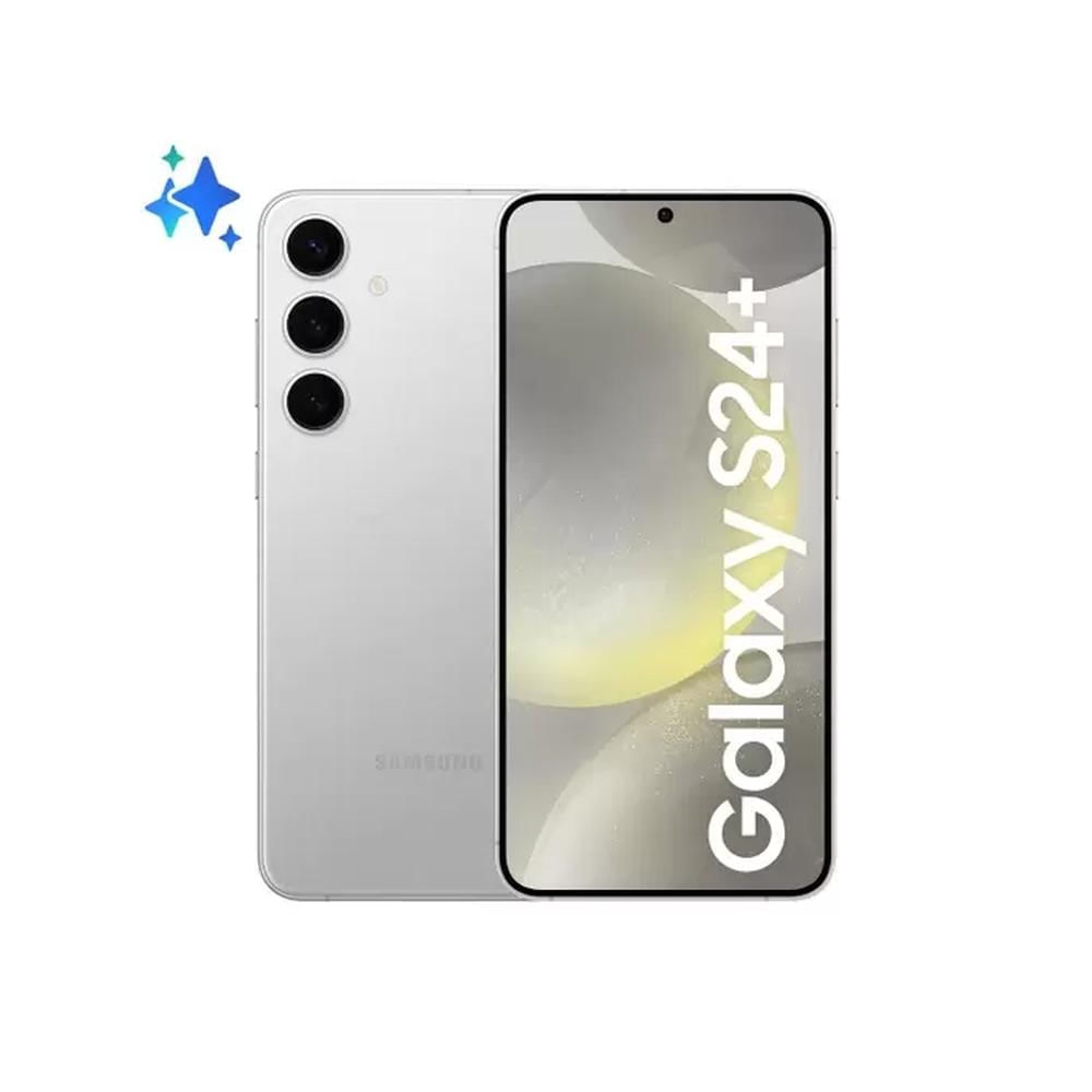 Smartphone Samsung Galaxy S24 Plus 512GB 5G - Cinza, Galaxy AI, Câmera Tripla 50MP + Selfie 12MP, RAM 12GB, Tela 6.7"