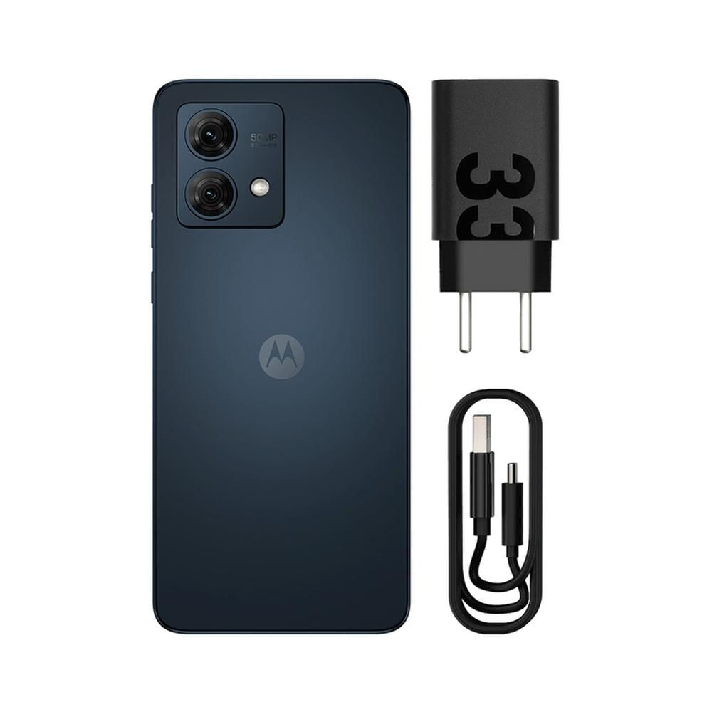 Smartphone Motorola Moto G84 5G 256GB - Grafite, RAM 8GB, Câmera Dupla 50MP + 8MP, Selfie 16MP e Tela 6,55"