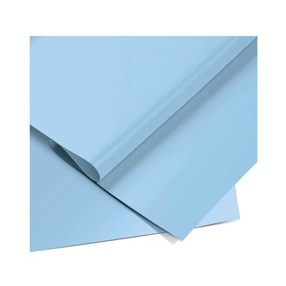 Papel Color Set Azul Claro 66 x 48cm Com 20 Unidades - Ridet Color Set Azul Claro 66x48 Cm C/20 Ridet