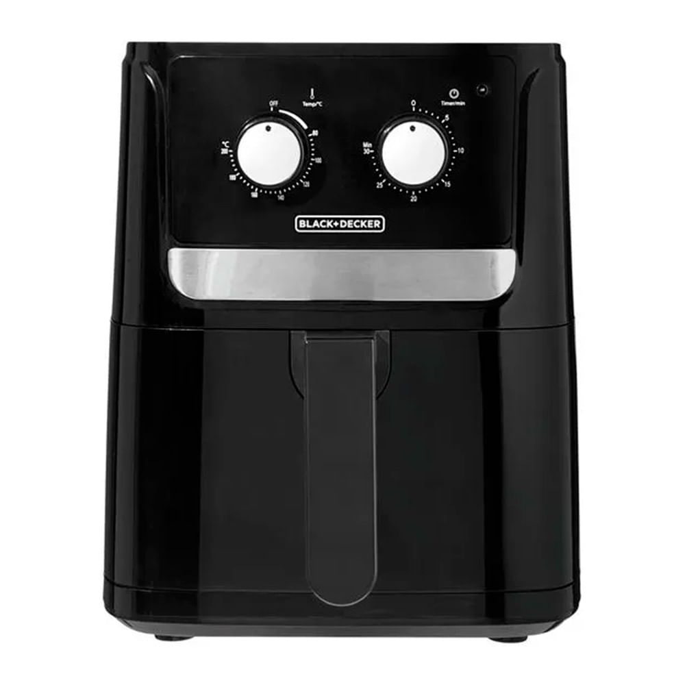 Fritadeira Elétrica Air Fryer Black + Decker sem Óleo 4 Litros 127V Preto - AFM4-BR Preto / 110V