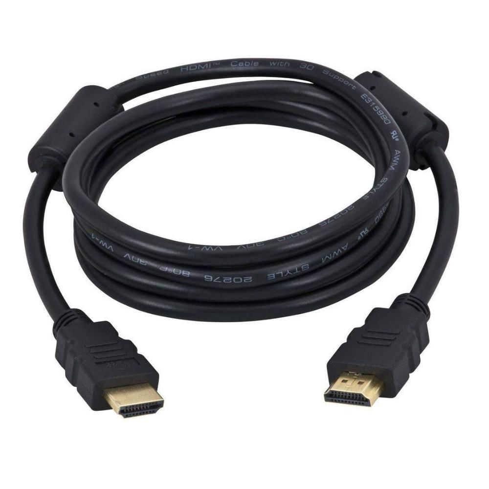 Cabo Hdmi 2.0 Ultra Hd 4k 30awg Ouro Com Filtro Mxt 1.8 Mts