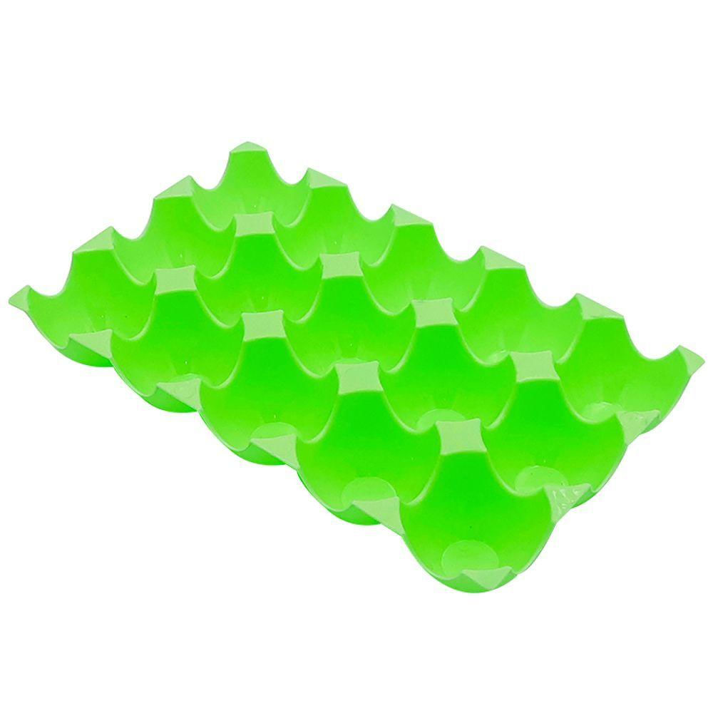 Bandeja Para 15 Ovos Plástico Verde