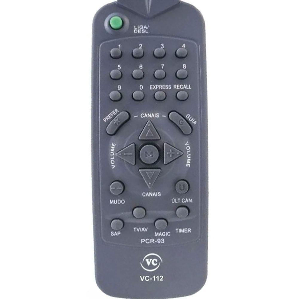 Controle Remoto Compatível Com Tv Philco Vc-112