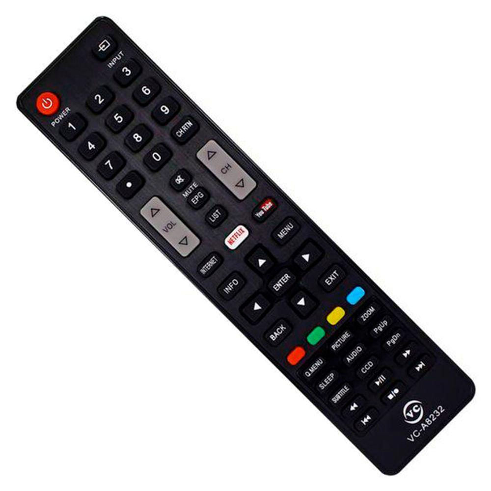 Controle Remoto Compatível Smart Tv Semp Ct-6670