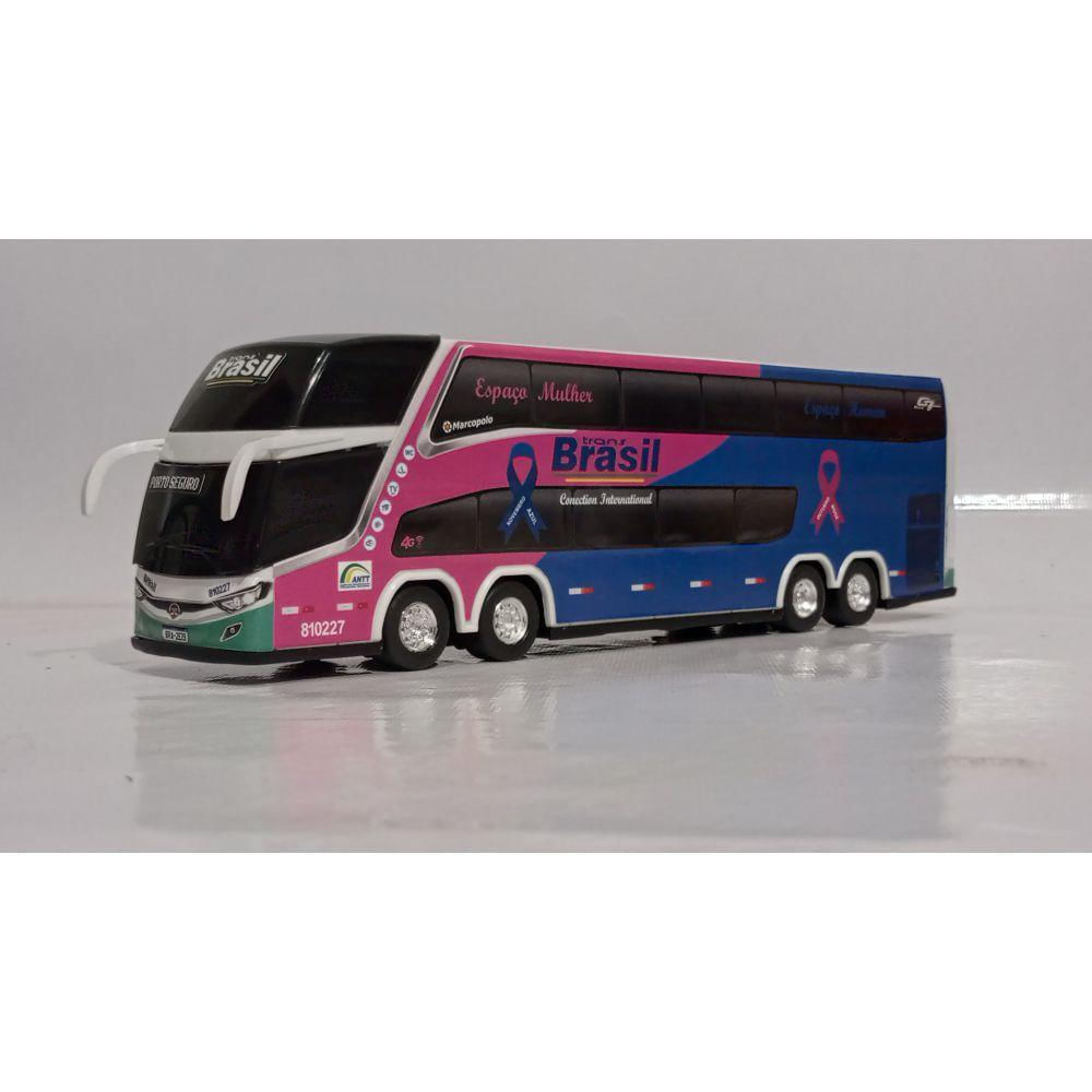 Brinquedo ônibus Miniatura Trans Brasil 1800 Dd