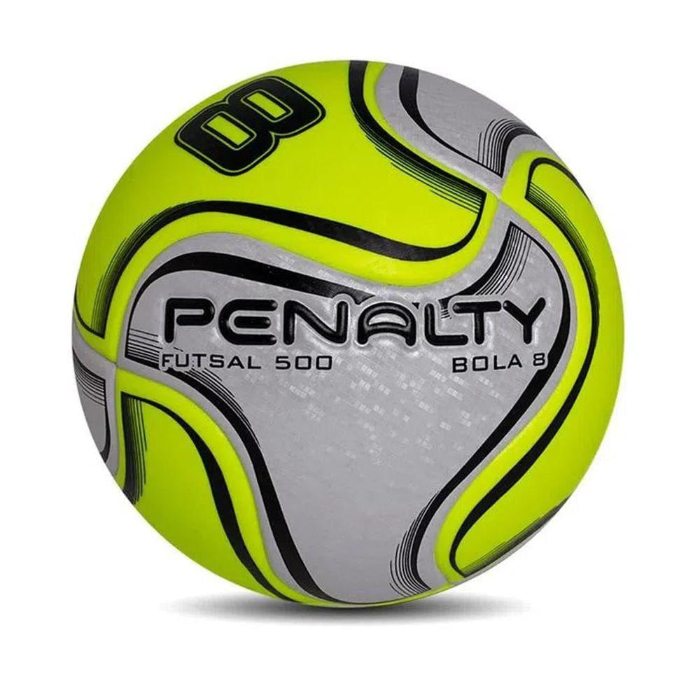 Bola Futsal 500 Bola 8 X Penalty Branco/Amarelo