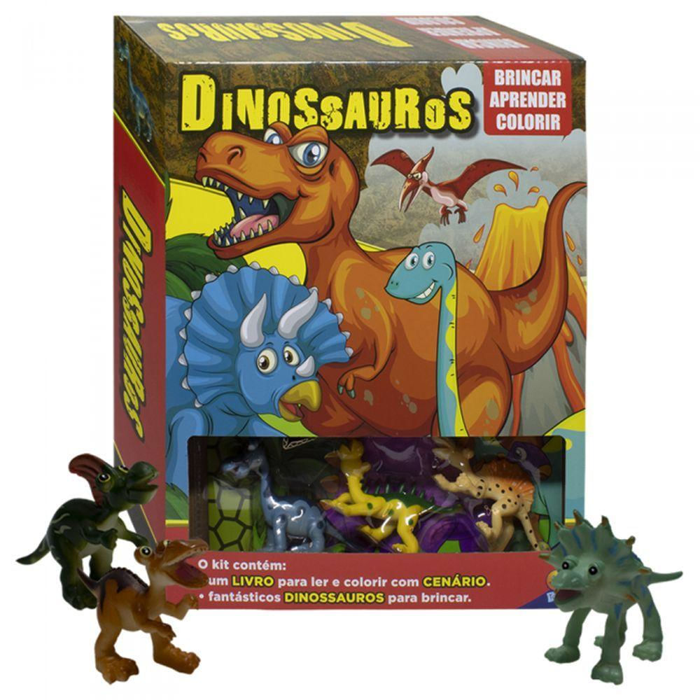 Brincar Aprender Colorir Ii Dinossauros - Todolivro