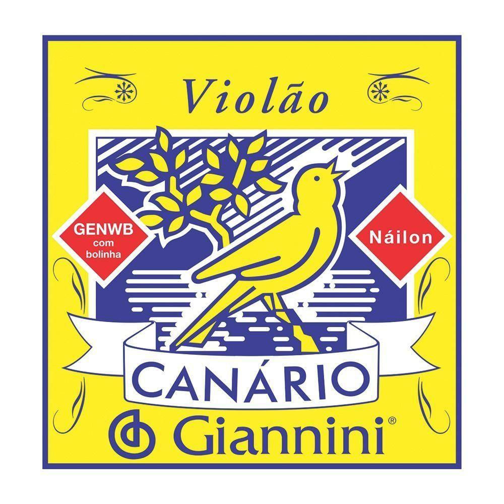 Corda De Nylon Giannini Canario Genwb3 3a Para Violao Com Bolinha