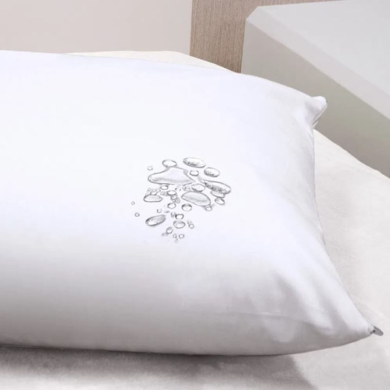 Protetor de Travesseiro com zíper Buettner Liso Impermeável Branco