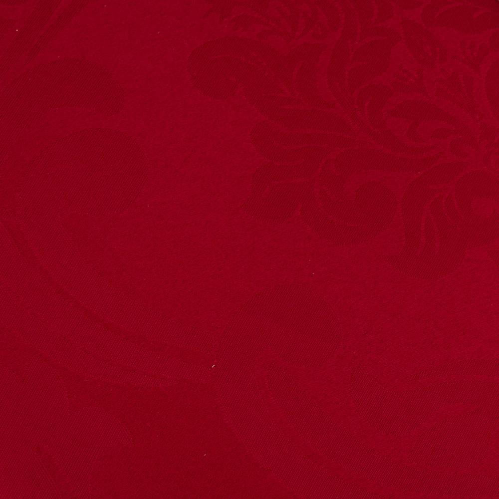 Toalha de Mesa Menegatti 210x138 Jacquard Inglês Vermelho Cazza