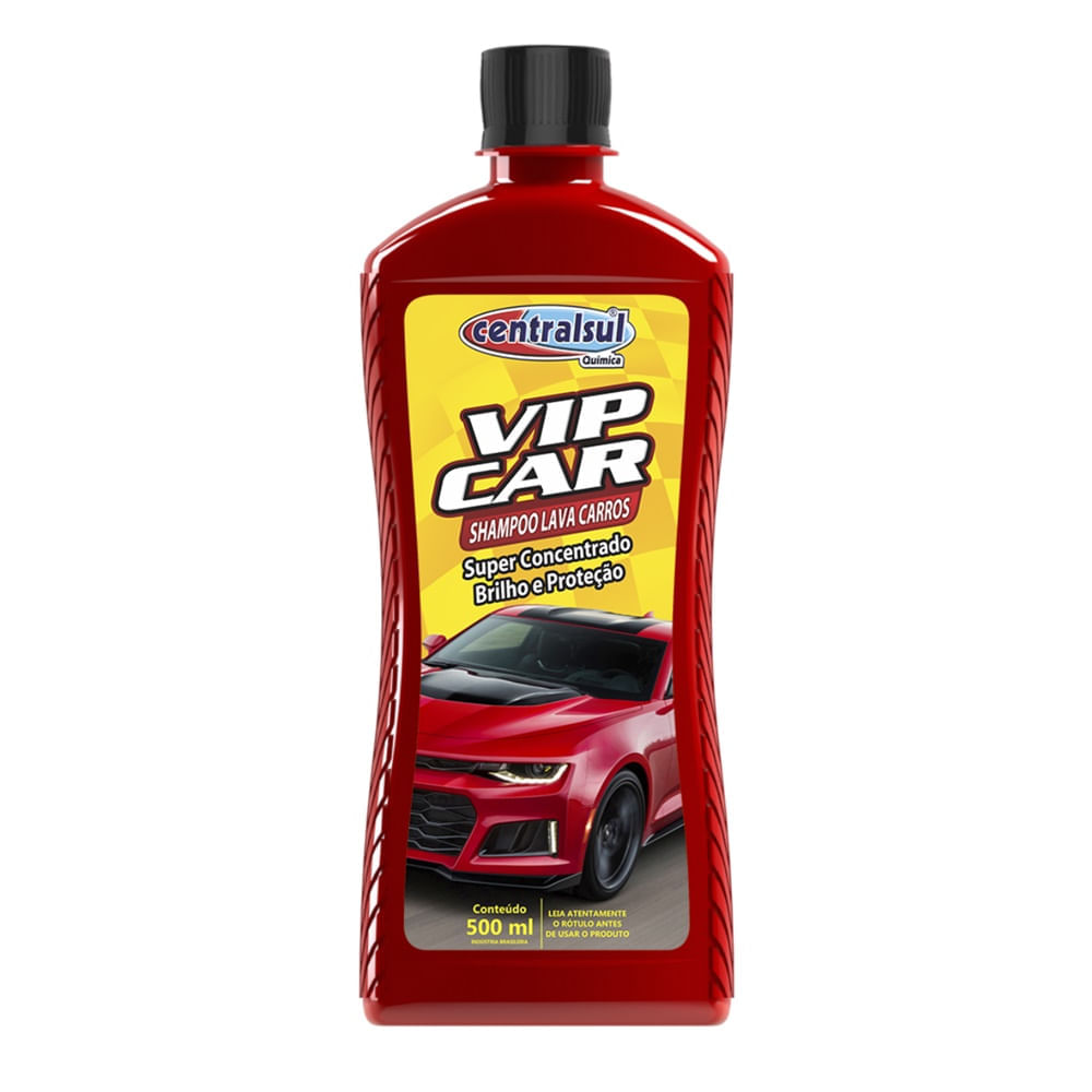 Shampoo Lava Carros Vip Car 500ml - CentralSul