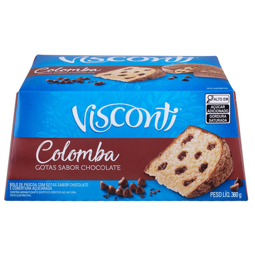 Colomba 360g Visconti Gotas de Chocolate