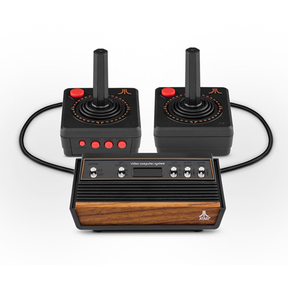 Console TecToy Atari Flashback X com 2x Joysticks e 110 Jogos Preto
