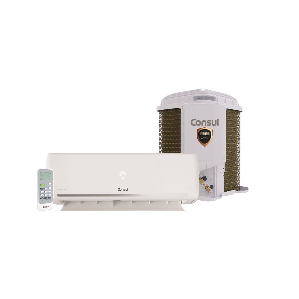 Ar Condicionado Split Hi Wall Consul Dual Inverter 12000 BTU/h Frio CBK12EBBNA – 220 Volts 220 Volts