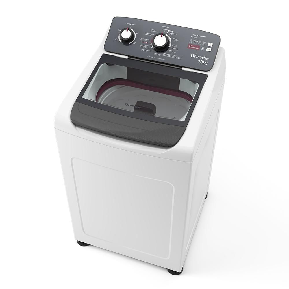 Máquina de Lavar Mueller 13kg com Ultracentrifugação e Ciclo Rápido MLA13 Branco / 110v