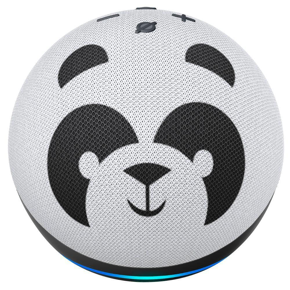 Caixa De Som Amazon Echo Dot Kids 4 Geração / Alexa / Bluetooth - Panda