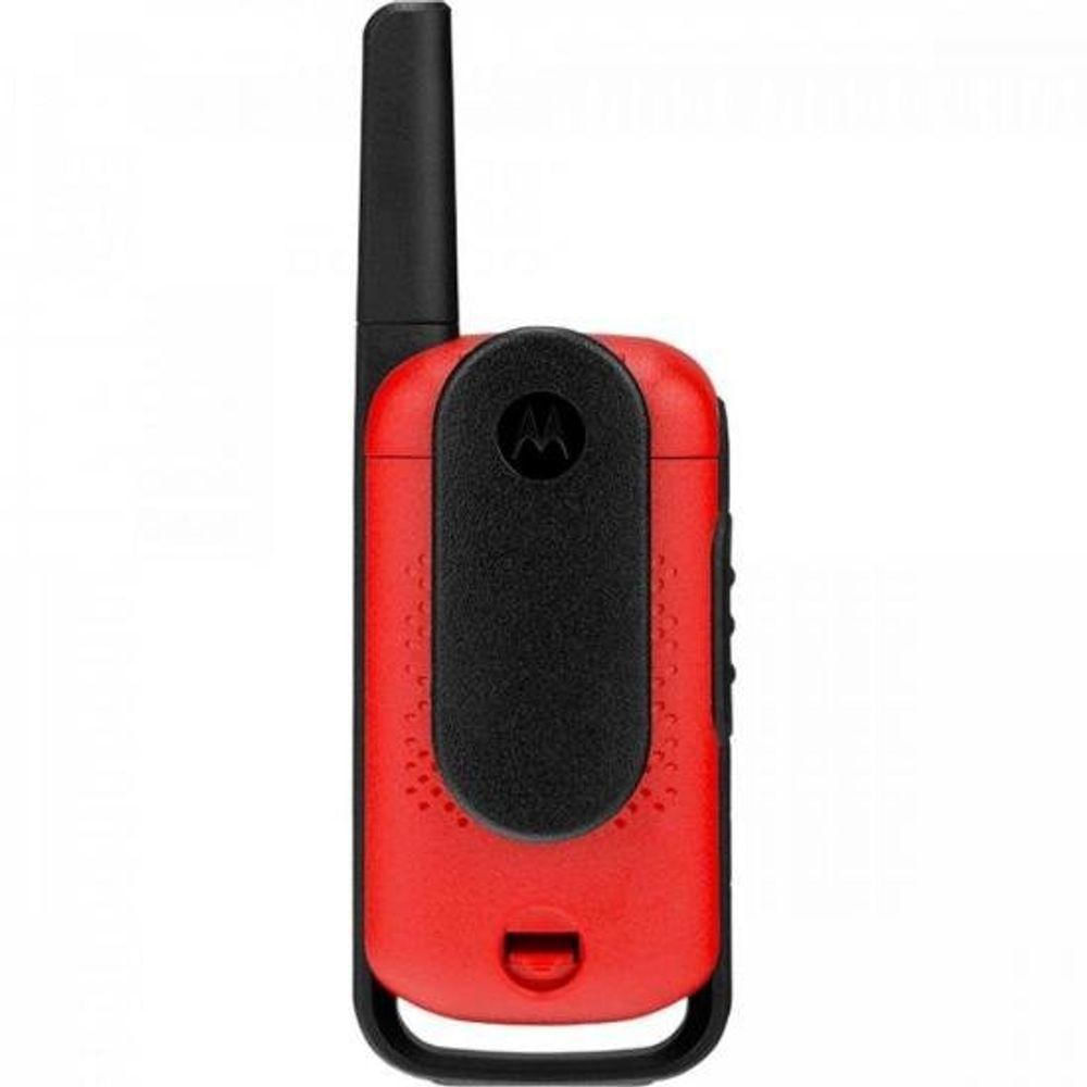 Rádio Comunicador Talkabout Motorola T110br 25km Vermelho - Par / 2