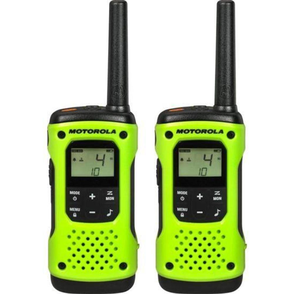 Rádio Comunicador Talkabout Motorola T600br H2o 35km Verde - Par - 2 [f002]