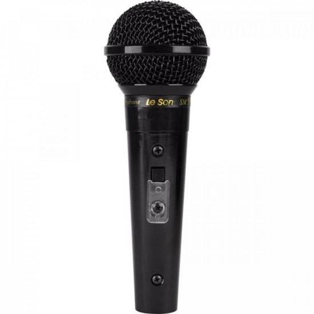 Microfone Leson Sm-58 P4 Preto Brilhante [f002]