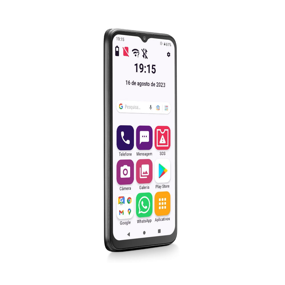 Compre Smartphone ObaSmart Conecta MAX 2 64GB e Leve um SeniorWatch 4G - OB054K OB054K