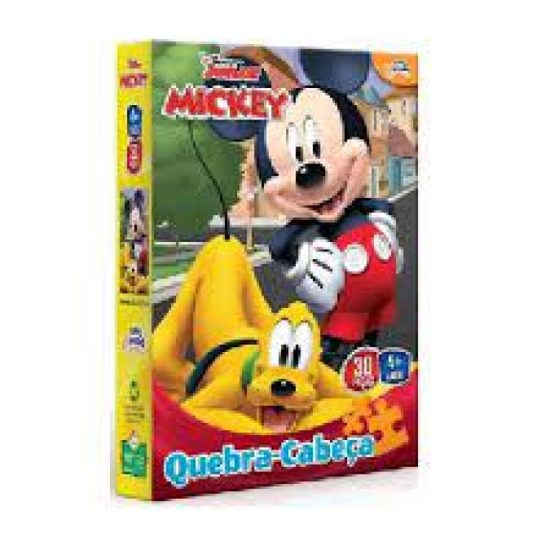 Quebra-Cabeça 30 Peças Disney Junior Mickey