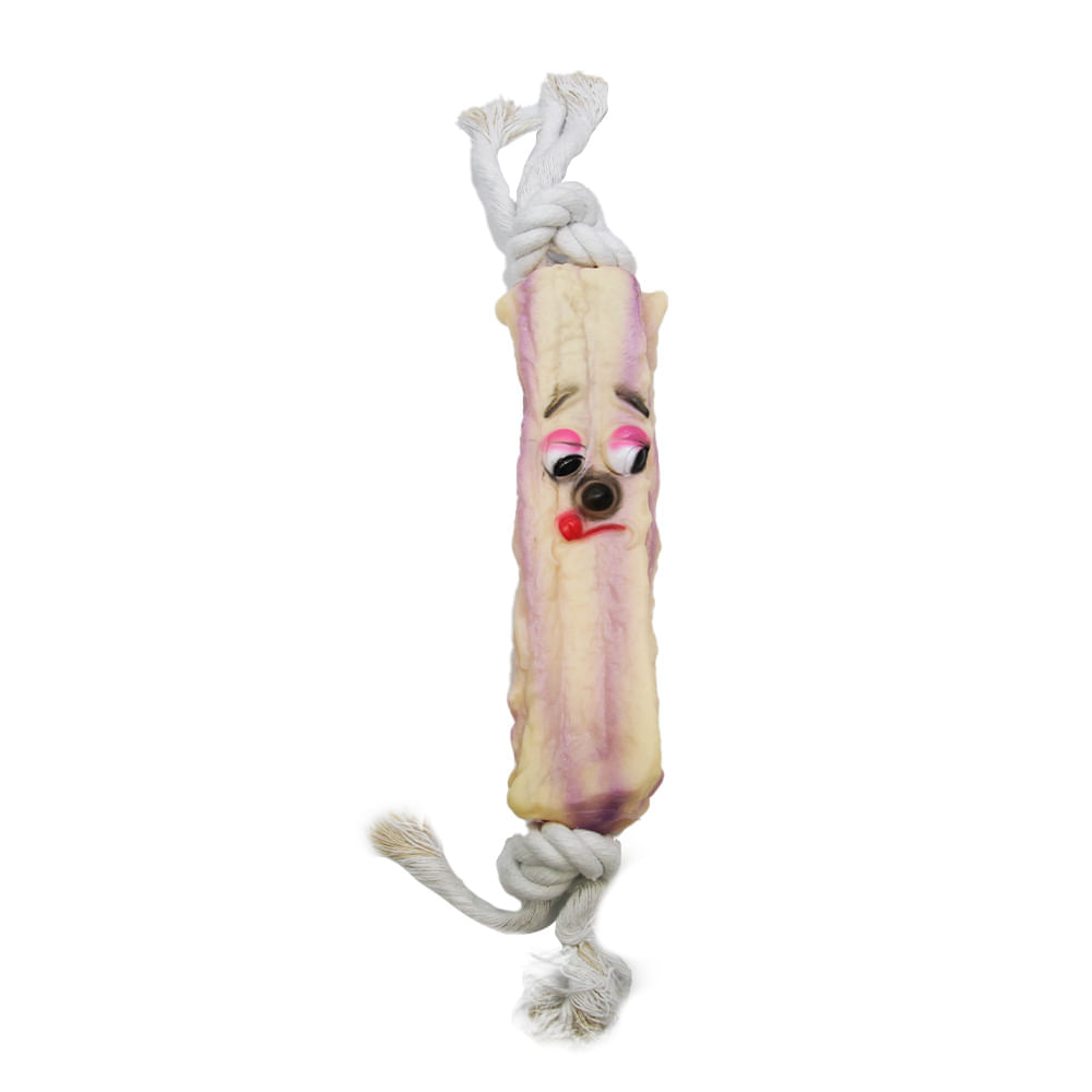 Brinquedo Pet Mordedor p/Cachorro Homepet Bacon